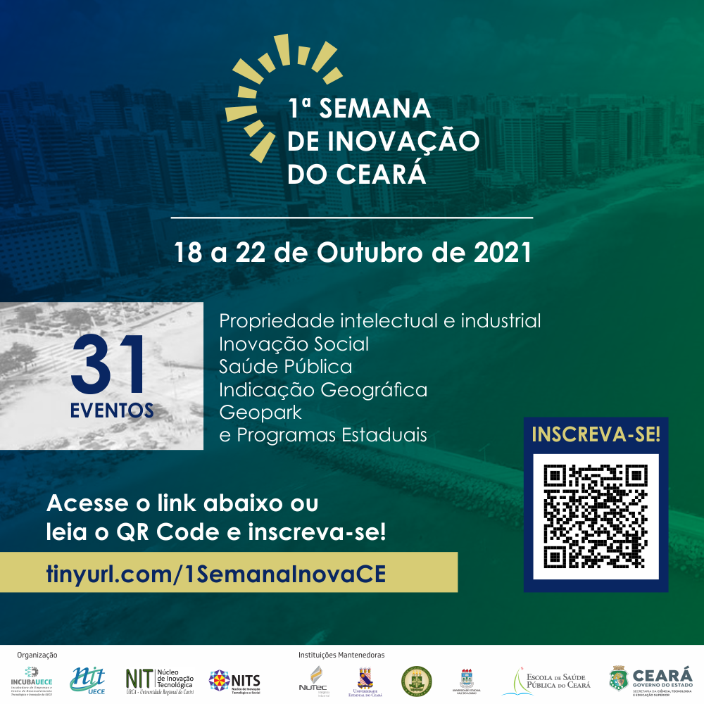 ICTs cearenses promovem a 1ª Semana de Inovação do Ceará AGIN