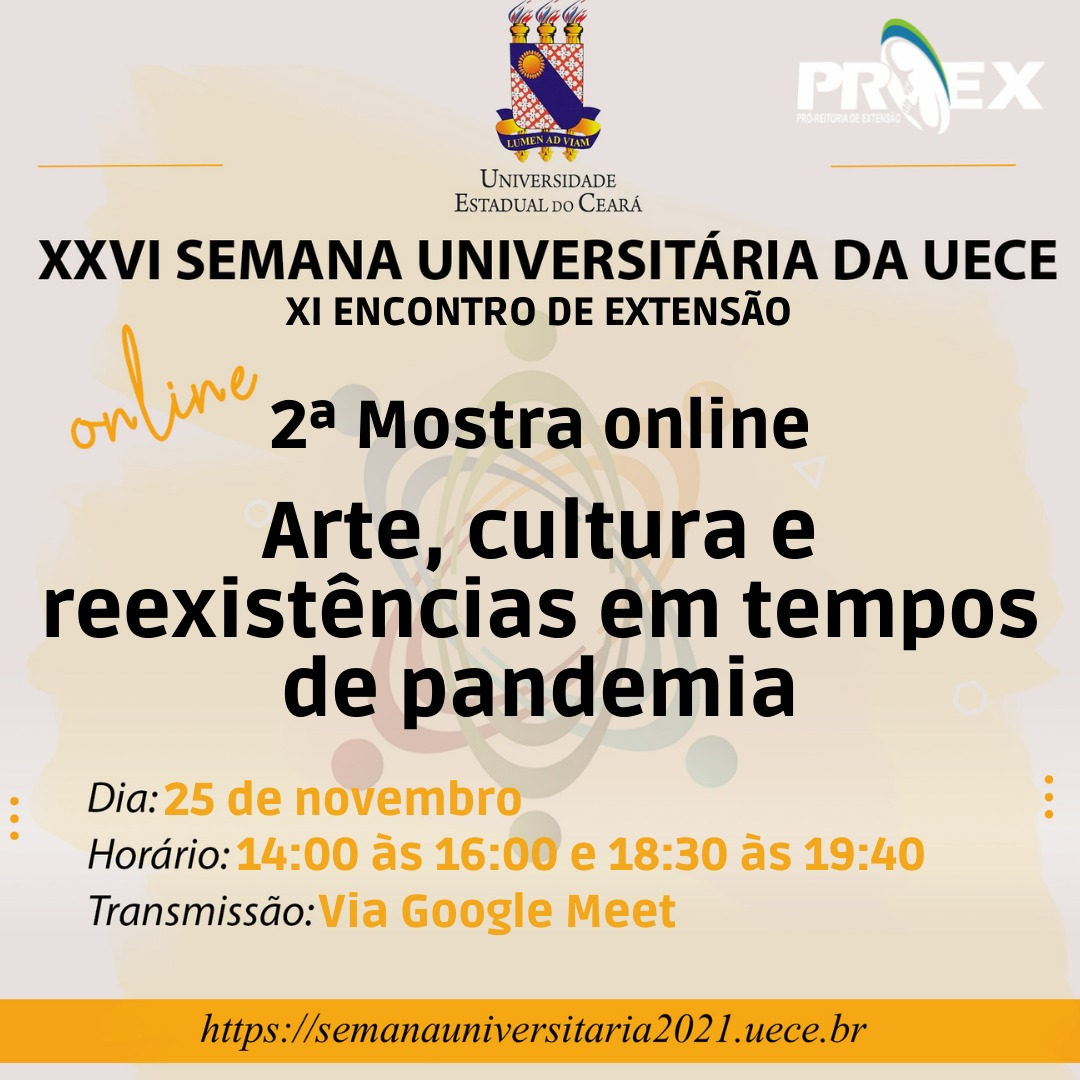 Proex Promove O Xi Encontro De Extens O Na Semana Universit Ria Da Uece