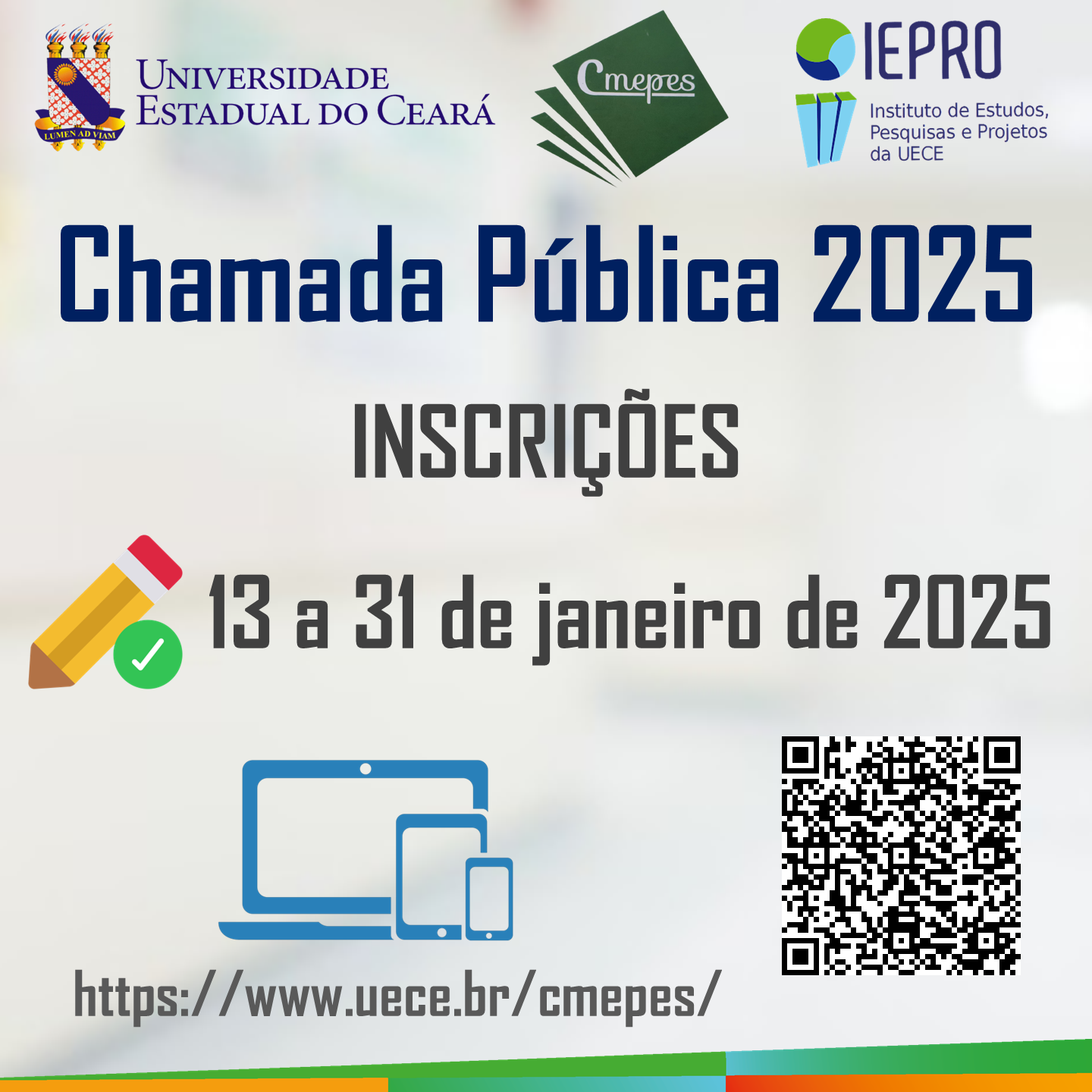 Uece lança Chamada Pública para o Curso de Mestrado Profissional Ensino na Saúde 2025