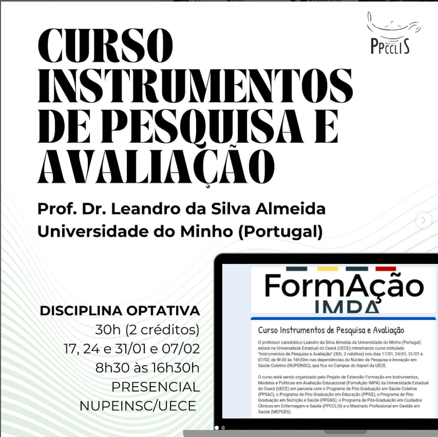 Curso: Instrumentos de Pesquisa e Avaliação