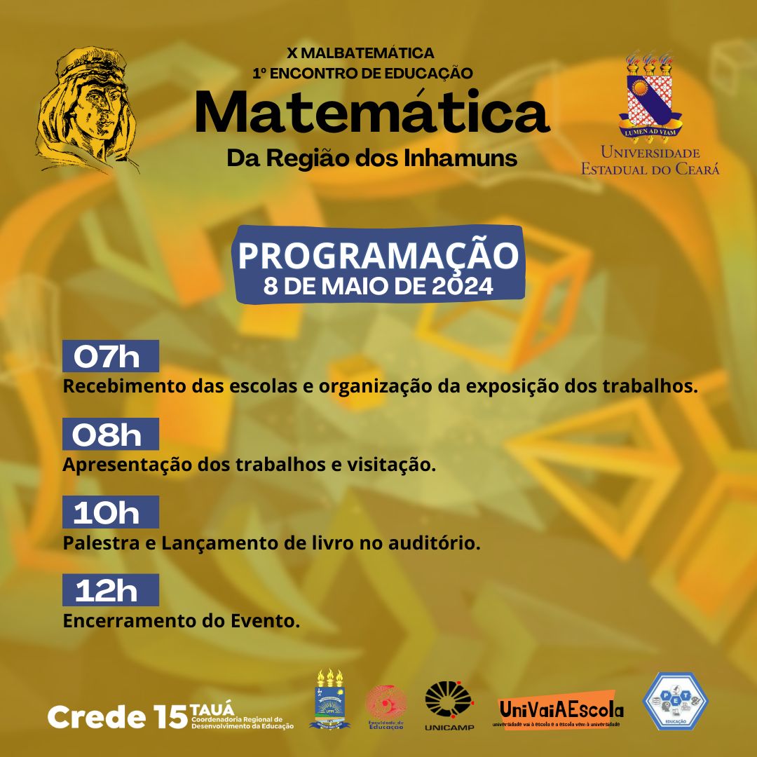 Cecitec sedia o I Encontro de Educação Matemática da Região dos Inhamuns e X Malbatemática