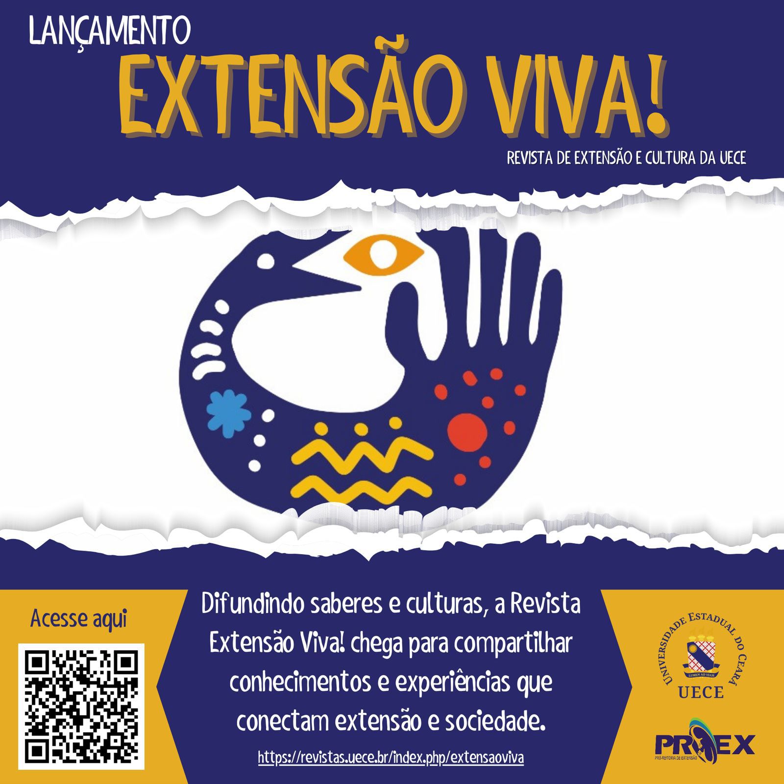 Lançamento da “Extensão Viva! – Revista de Extensão e Cultura da UECE