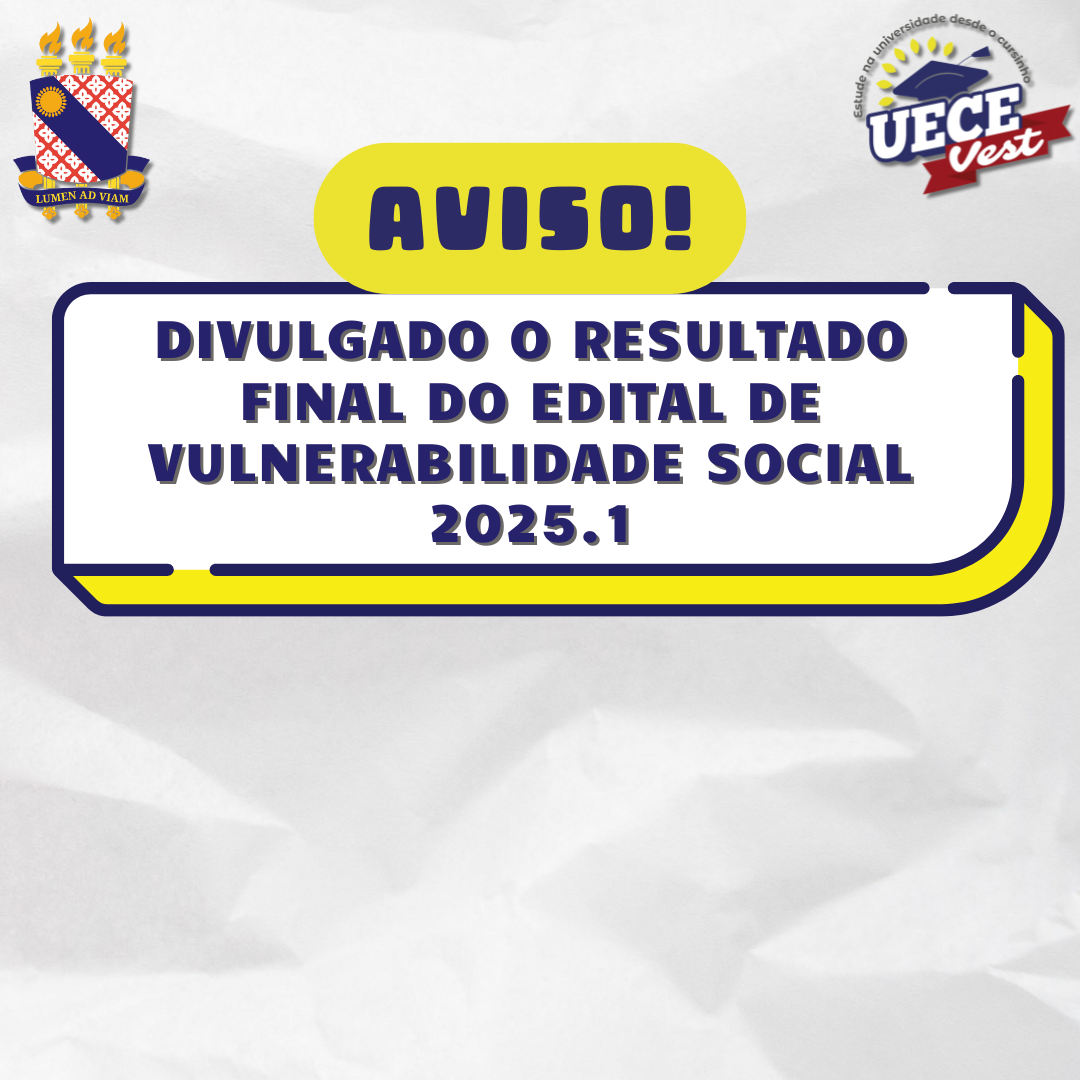 Resultado Final do Edital de Vulnerabilidade Social