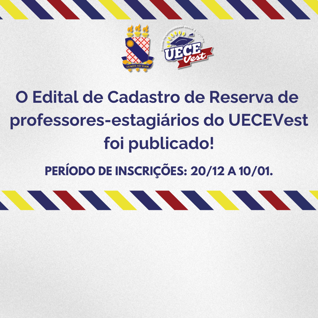 Seleção Cadastro de Reserva Professores-Estagiários UECEVest