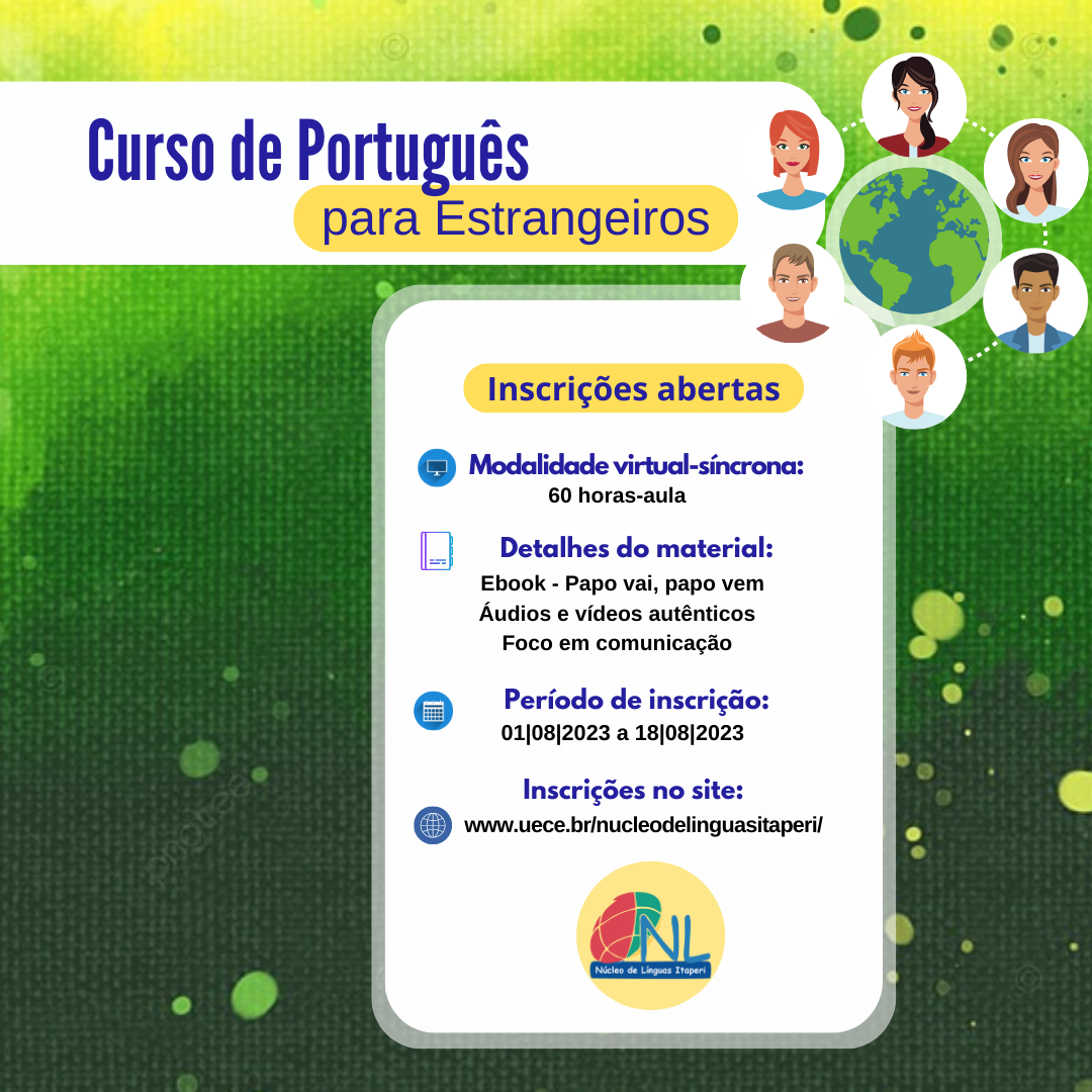 Aulas de Língua Portuguesa para estrangeiros